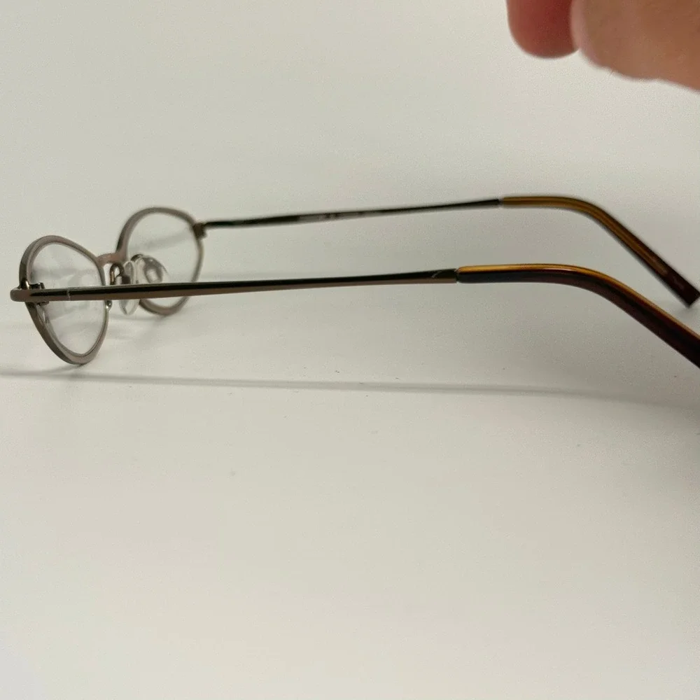 Covergirl CG0322 Brown Oval Eyeglass Frames 47-17-130 Col 084 Metallic Brown